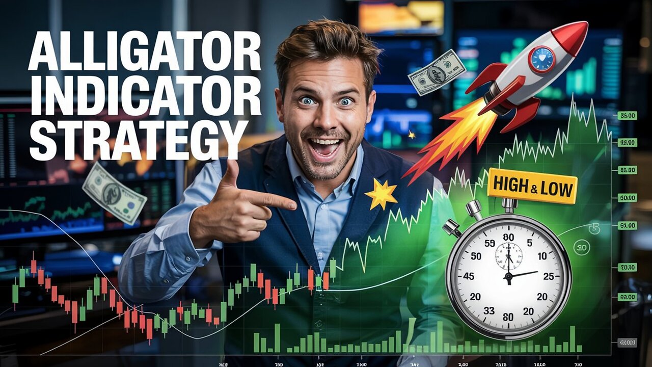 Alligator Indicator Strategy | High & Low Stocks with Williams Alligator Strategy | Share Market