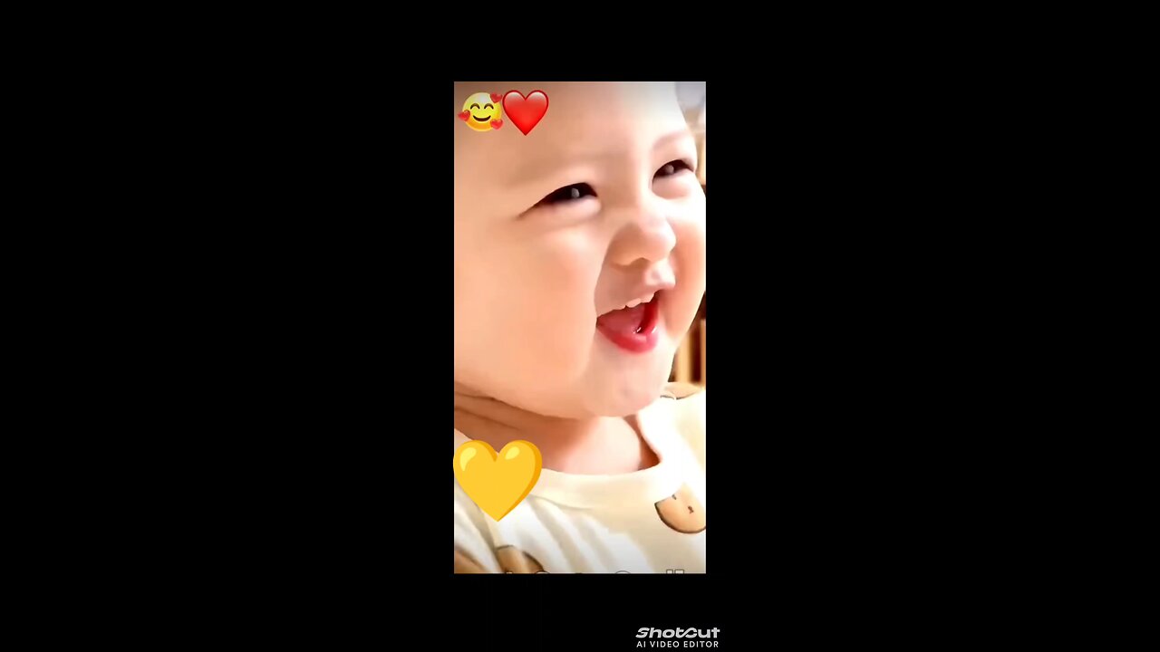 cute baby smile