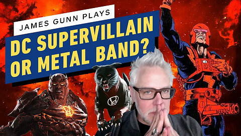 Peacemaker’s James Gunn Plays - Metal Band or DC Supervillain_