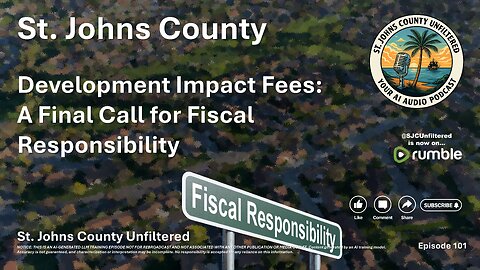 Episode 101 - Development Impact Fees: A Final Call for Fiscal Responsibility