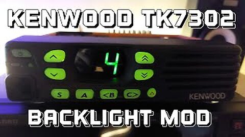 Kenwood TK-7302 Backlight Mod