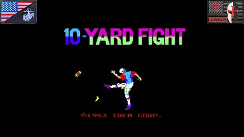 10ヤード・ファイト (Arcade - Attract Mode) [JP Version of "10-Yard Fight"]