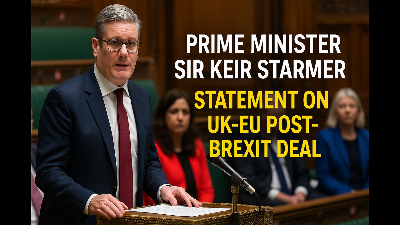 PM makes statement on UK-EU post-Brexit deal
