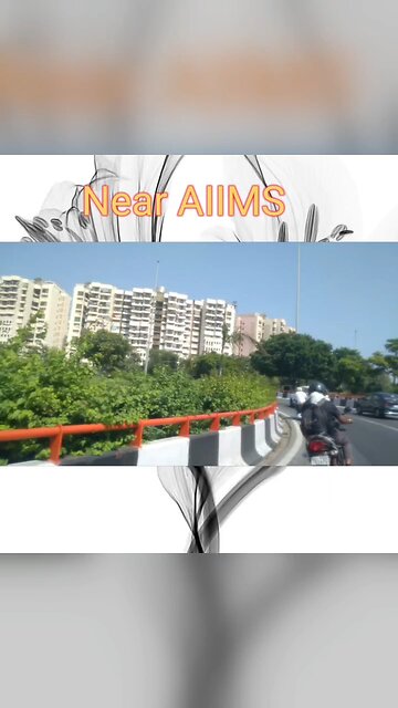 🛵 Cruise the Stunning Roads of South Delhi: A Journey of Beauty & Charm! #SouthDelhiVibes #Road