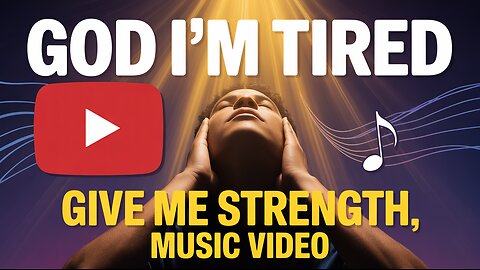 GOD I'M TIRED, | "Give Me Strength" (Official Music Video) 🎵 #StrengthInGod #Worship #ChristianMusic