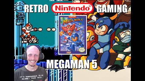 MegaMan 5 (NES): Hunt down ProtoMan and Save the Kidnapped Dr. Light from Eight Rogue Robots
