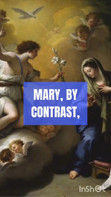 WHY DO WE CALL MARY THE NEW EVE? #truth #jesus #christ #king #mary #joseph #ihs #church #bible #chri