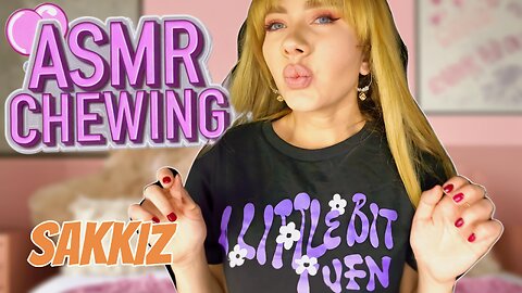 ASMR Türkçe / Gum Chewing / Sakkız çiğneme