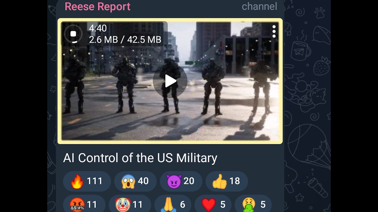 Greg Reese talks Ai Controlling the Military