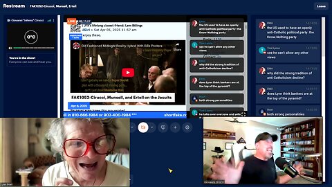Johnny Cirucci vs. Lynn Ertel: Is Catholicism Just Another 1st Amend. Religion? [Rumble cut]
