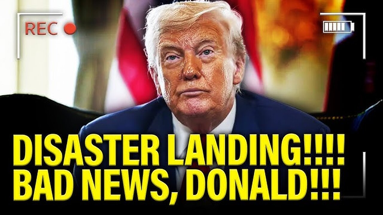 Trump has DISASTER LANDING in DC and LOSES IT at NEWS