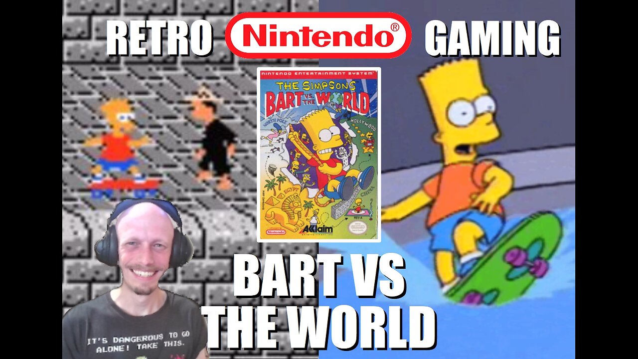 Bart vs The World (NES): Travel the World on a Scavenger Hunt with BrightGaming to Defeat Mr. Burns