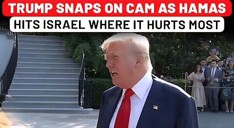 Raw Moment: Hamas Strike Sets Trump Off As Angry Reaction Caught Live on Tape | Hamas Vs Israel