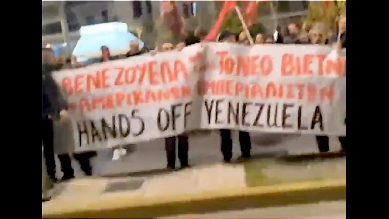 Protests against U.S. aggression toward Venezuela are taking place worldwide