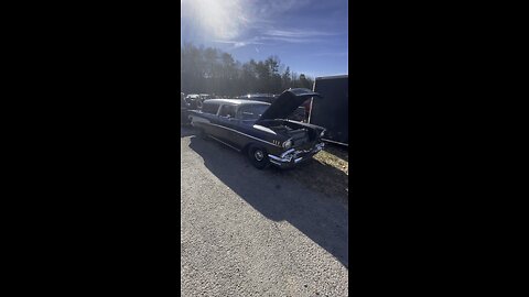 Barn find 1957 Chevy Nomad is hiding a supercharged LSA under the hood