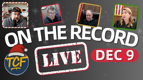 Live Court Hearings DEC 9 - Judge Simpson, Boyd, Stevens, Middleton, McNally, West | TCF LIVE #190