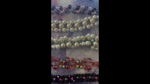 One of a kind Handcrafted bracelets