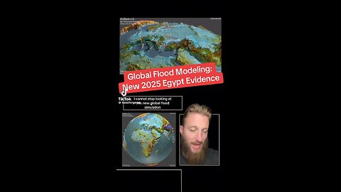 Global Flood Modeling: New 2025 Egypt Pyramid Evidence