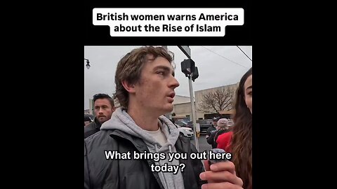This British women is speaking out against the rise of Islam in the US.