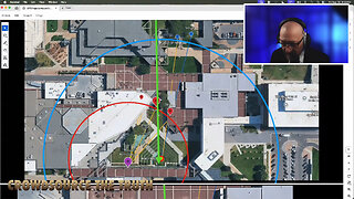 Audio Cones Converge on Roof but appear to Show 2 Frontal Shooters, neither on roof; Army Spy plane