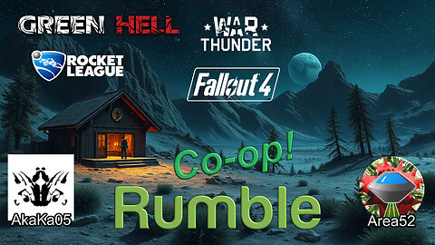 Green Hell, Fallout 4 | LFG Rocket League, WarThunder Gaming Live Stream