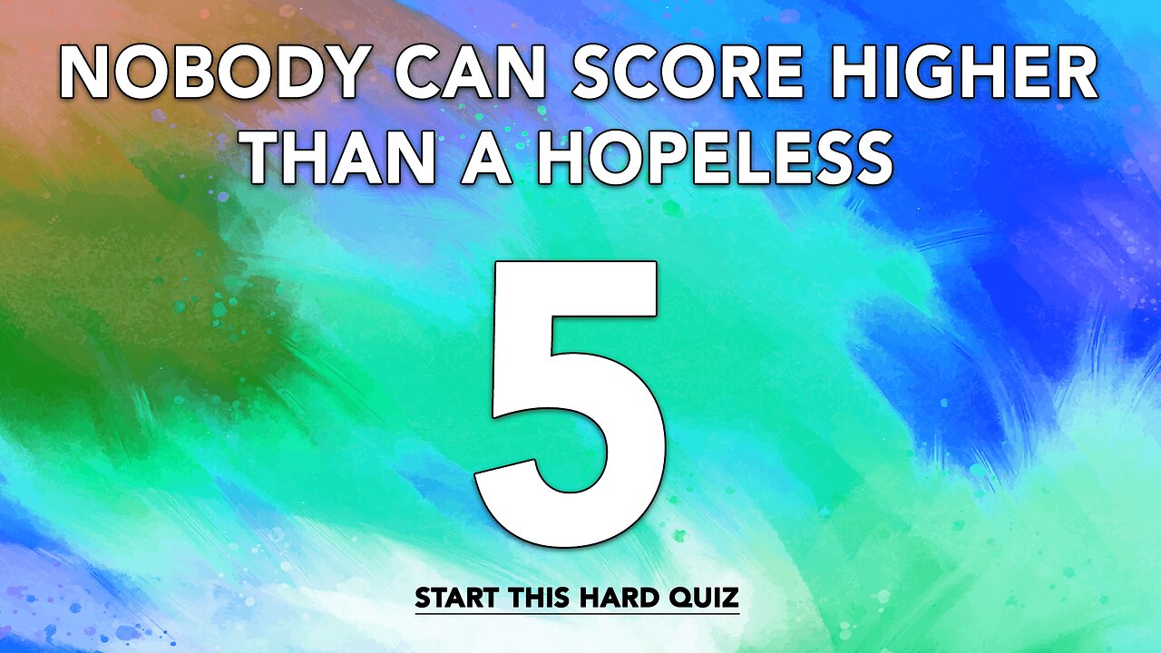 Unbeatable HARD Quiz