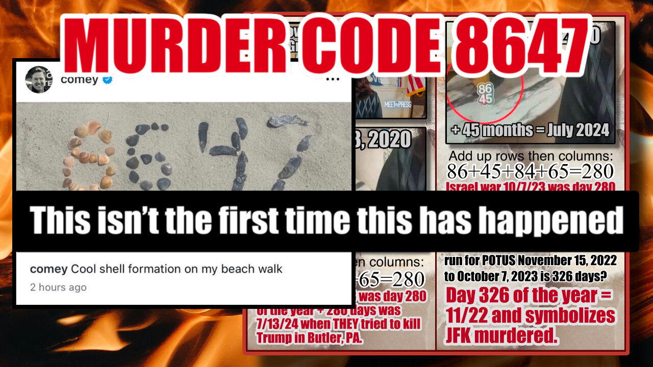 James Comey Murder Code at Trump