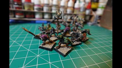 An afternoon painting gobbos