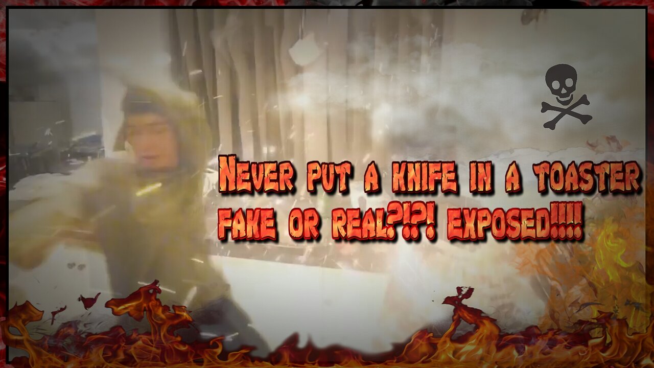 Would a Toaster Really Explode if you jammed a Knife into it?!?! Fake or Real??, Exposed!!
