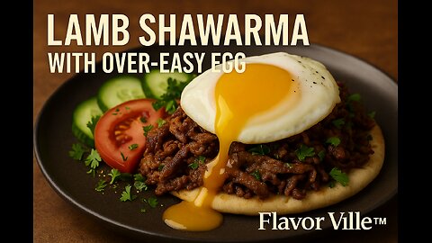 Lamb Shawarma with Over-Easy Eggs | FlavorVille™