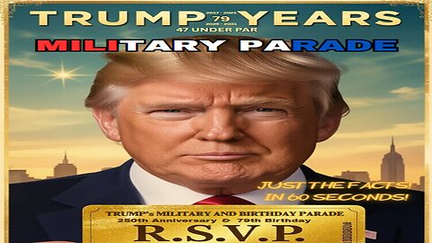TRUMPS MILITARY PARADE * Just the FACTS! in 60 seconds! Is it worth it?