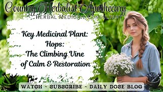 Key Medicinal Plant: Hops: The Climbing Vine of Calm and Restoration