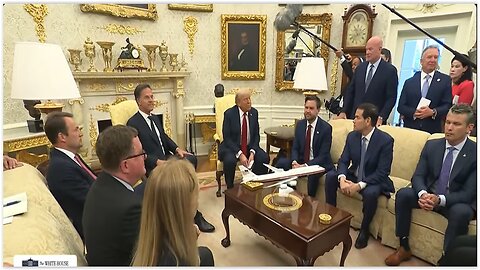 President Trump: Meeting with NATO's Secretary General