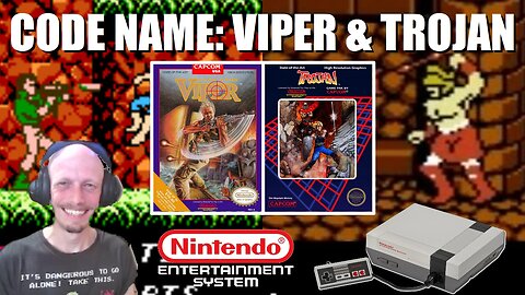 Code Name Viper & Trojan (NES): Fight the South American Drug Syndicate & Battle against Achilles