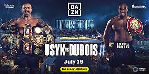 OLEKSANDR USYK VS DANIEL DUBOIS 2 LIVE
