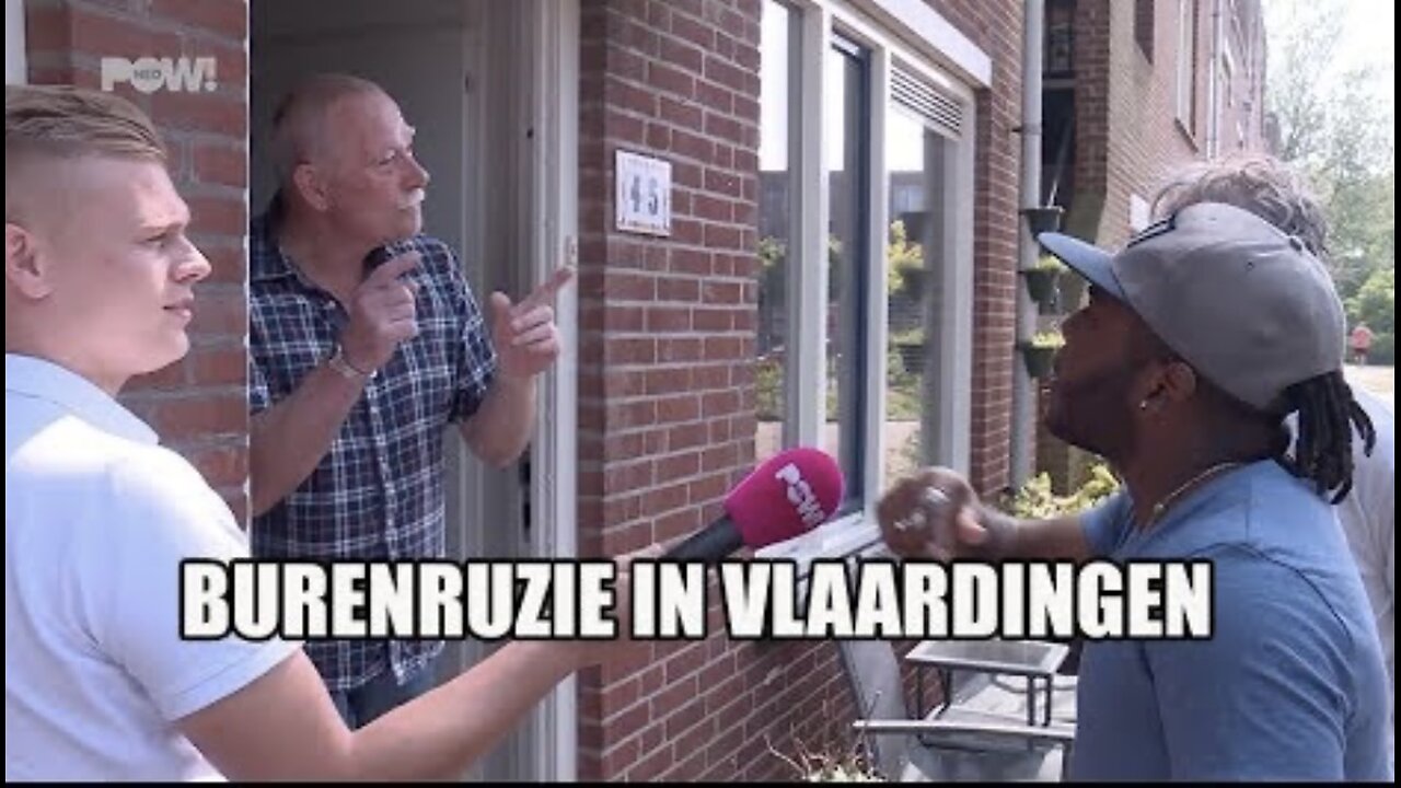 Buren ruzie in Vlaardingen 😂😂
