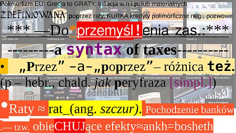 Polimorfizm EU: Greckie GRATY|Inflacja w.n.i.p. lub materialne/wiele-BIELMA PL mają(konwertowalne)