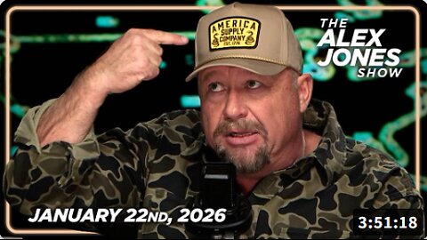 THURSDAY FULL SHOW 1/22/26: Feds Arrest Two BLM Organizers For Minnesota Church Attack, EU Reeling From Trump’s Davos Spanking, Democrats Officially Wargaming New Civil War As Violent ICE Riots Escalate! PLUS, Virginians SHOCKED When The State's Ne