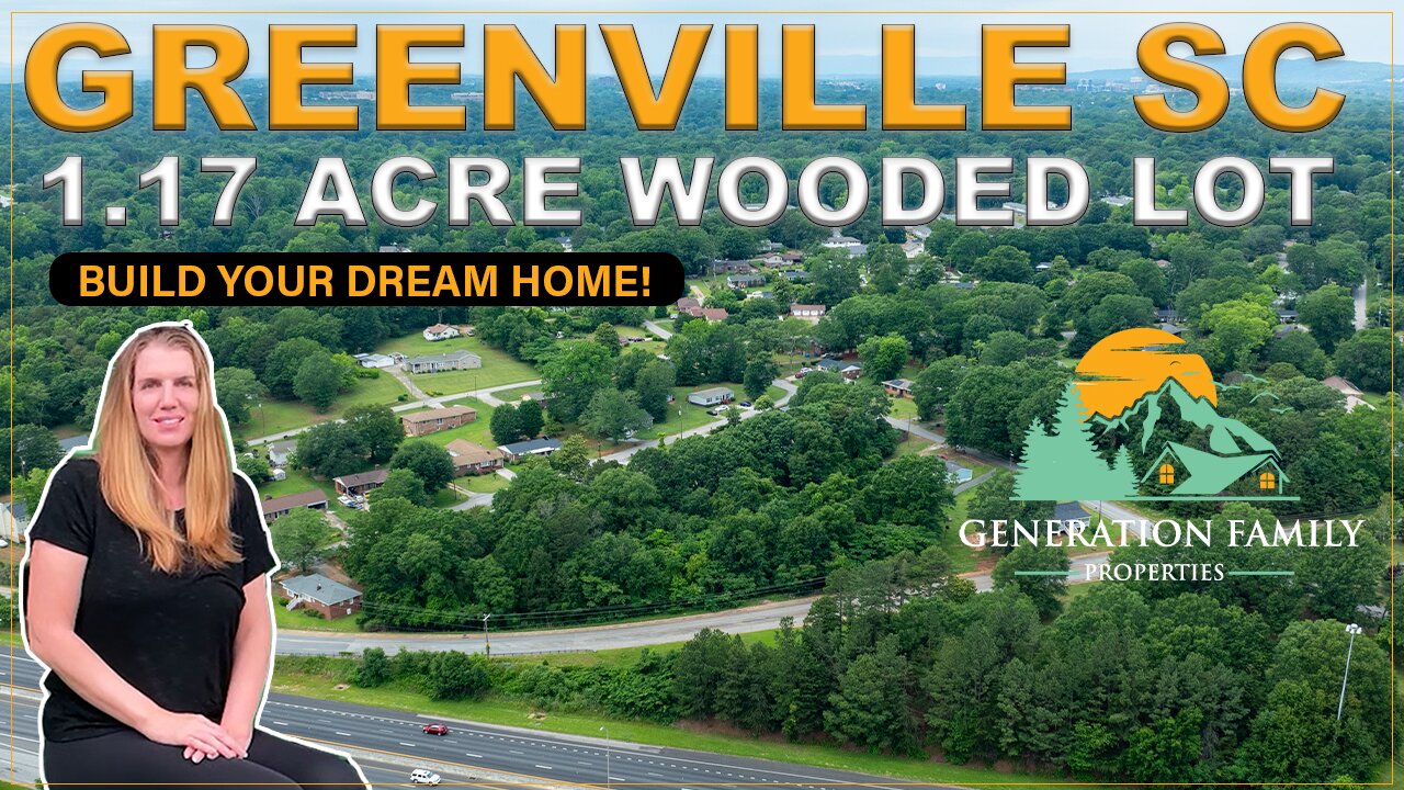 1.17 Acre Wooded Lot in Greenville SC with Utilities | Build Your Dream Home!