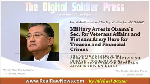 Military Arrests Obama’s Sec. for Veterans Affairs and Vietnam Army Hero for Treason and Financial Crimes