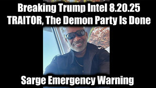 Traitor. 8-20-25-AT-2PM-CST-35G-EST #TRUTH
