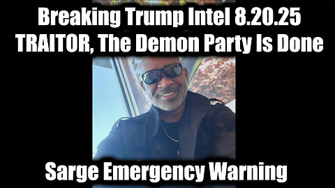 Traitor. 8-20-25-AT-2PM-CST-35G-EST #TRUTH