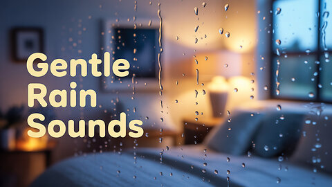 1 Hour of Gentle Rain for Deep Sleep & Relaxation 🌧️