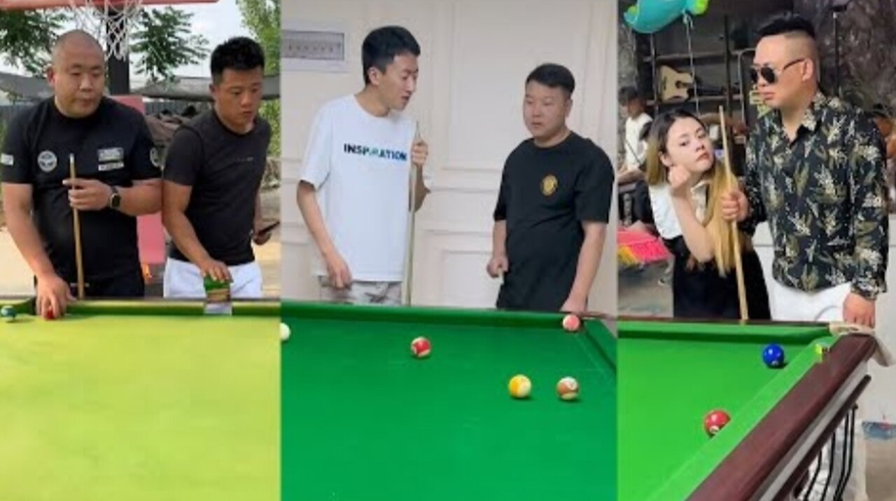 Funny video billiards million views