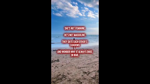 She’s not feminine. He’s not masculine. They date each other’s shadows