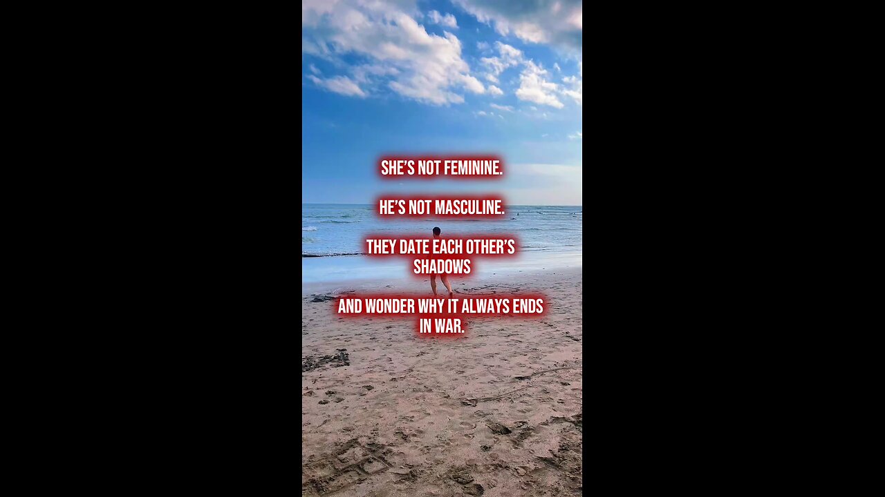 She’s not feminine. He’s not masculine. They date each other’s shadows