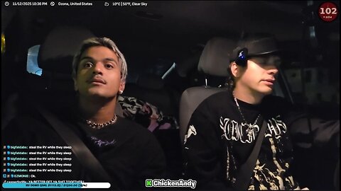 🛑 (PART 1 OF 2 CHICKEN ANDY'S VIEW) ICE, AC7IONMAN, TAEMIN, YOYO, & NATE RV DAY 5 TX 11-14-25