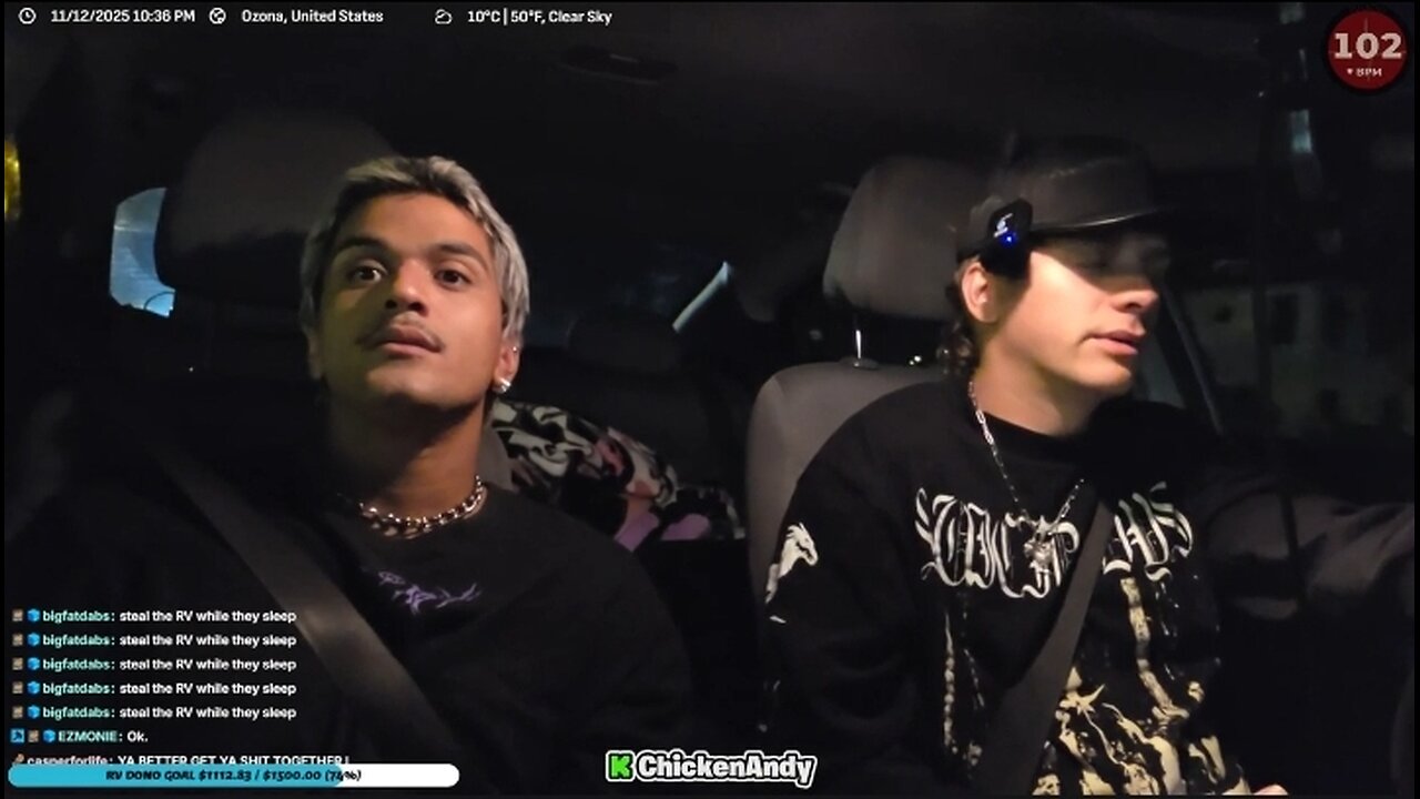 🛑 (PART 1 OF 2 CHICKEN ANDY'S VIEW) ICE, AC7IONMAN, TAEMIN, YOYO, & NATE RV DAY 5 TX 11-14-25