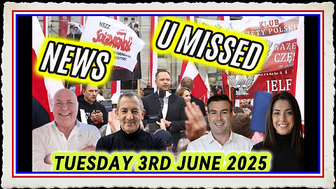 CHARLIE WARD DAILY NEWS WITH CHARLIE WARD, PAUL BROOKER WARREN THORNTON TUESDAY 3RD JUNE 2025