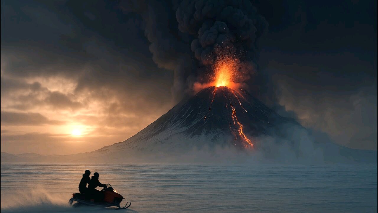 The Race for Survival When Antarctica's Supervolcano Erupts_-_AI Short Film